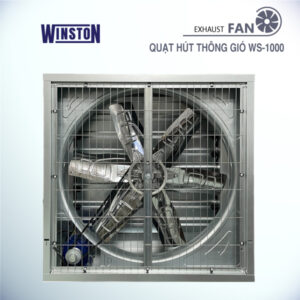 quạt hút thông gió công nghiệp vuông 1000
